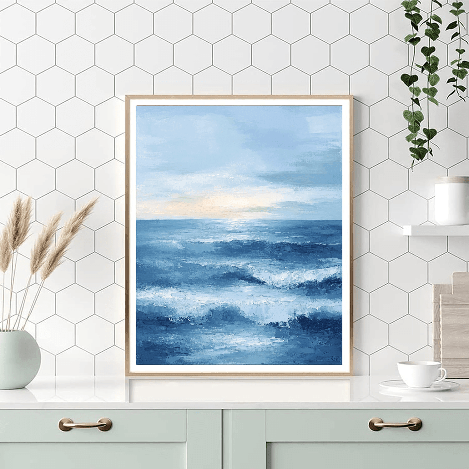 J.M.W. Turner Inspired Dreaming Of The Sea  Paint By Numbers Art