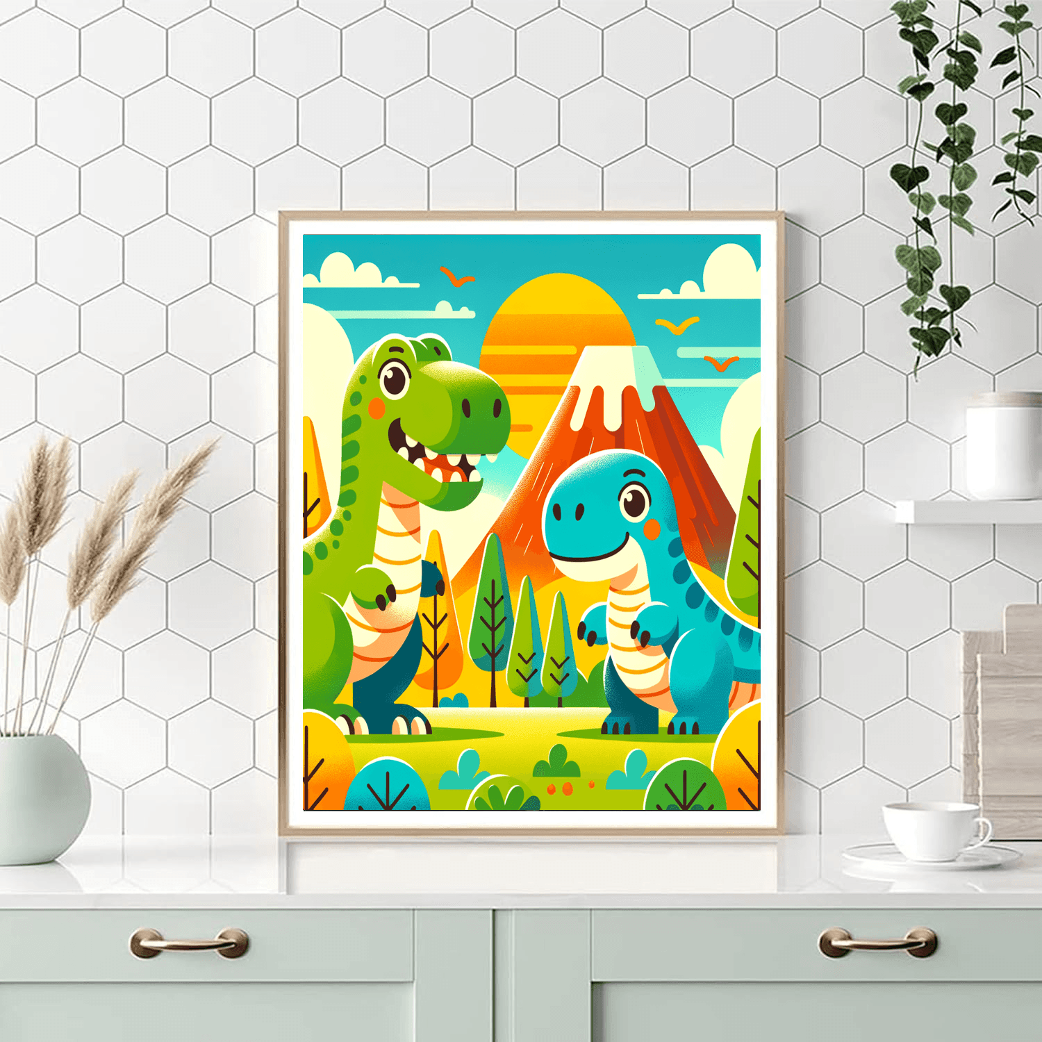 Exciting Dinosaur Discovery Numbered Painting Kits