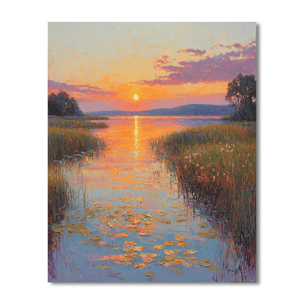 Claude Monet Inspired Fleeting Moments  Paint By Numbers Kits