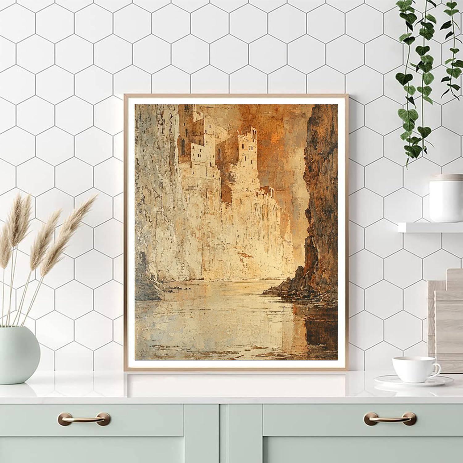 Michelangelo Inspired Veil Of Nature  Paint By Numbers