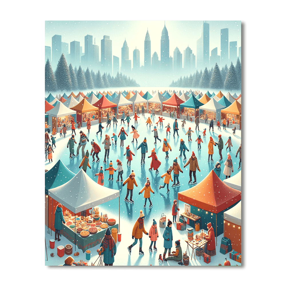 Harbourfront Centre Winter Festival - Canada DIY Paint By Numbers