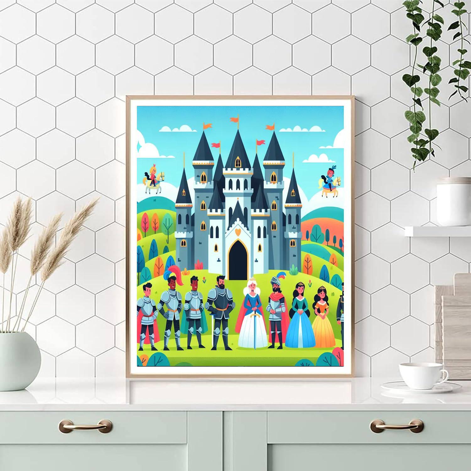 Castle Kingdom Paint By Number