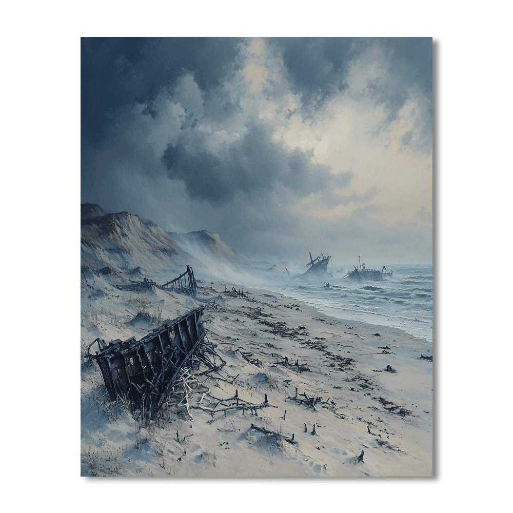 Skeleton Coast - Namibia Paint By Numbers Art