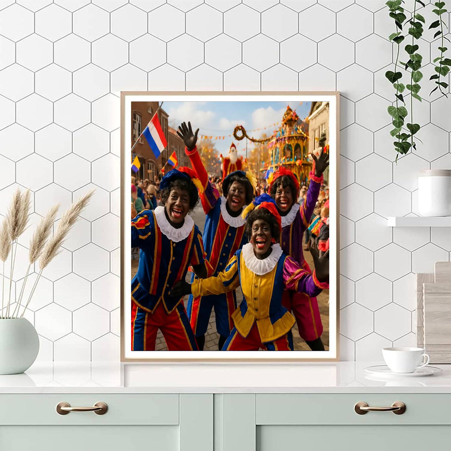 Zwarte Piet Festival - Netherlands DIY Paint By Numbers