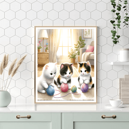 Adorable Kittens Paint By Numbers