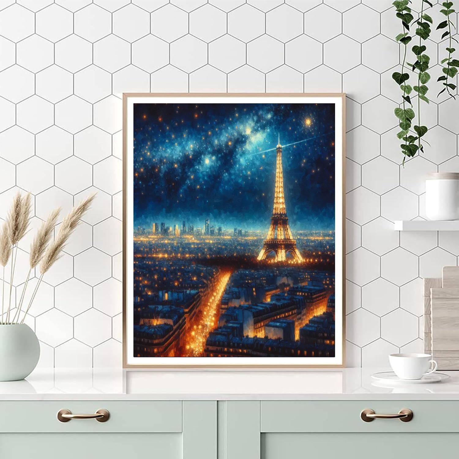 Magical Night In Paris Paint By Color