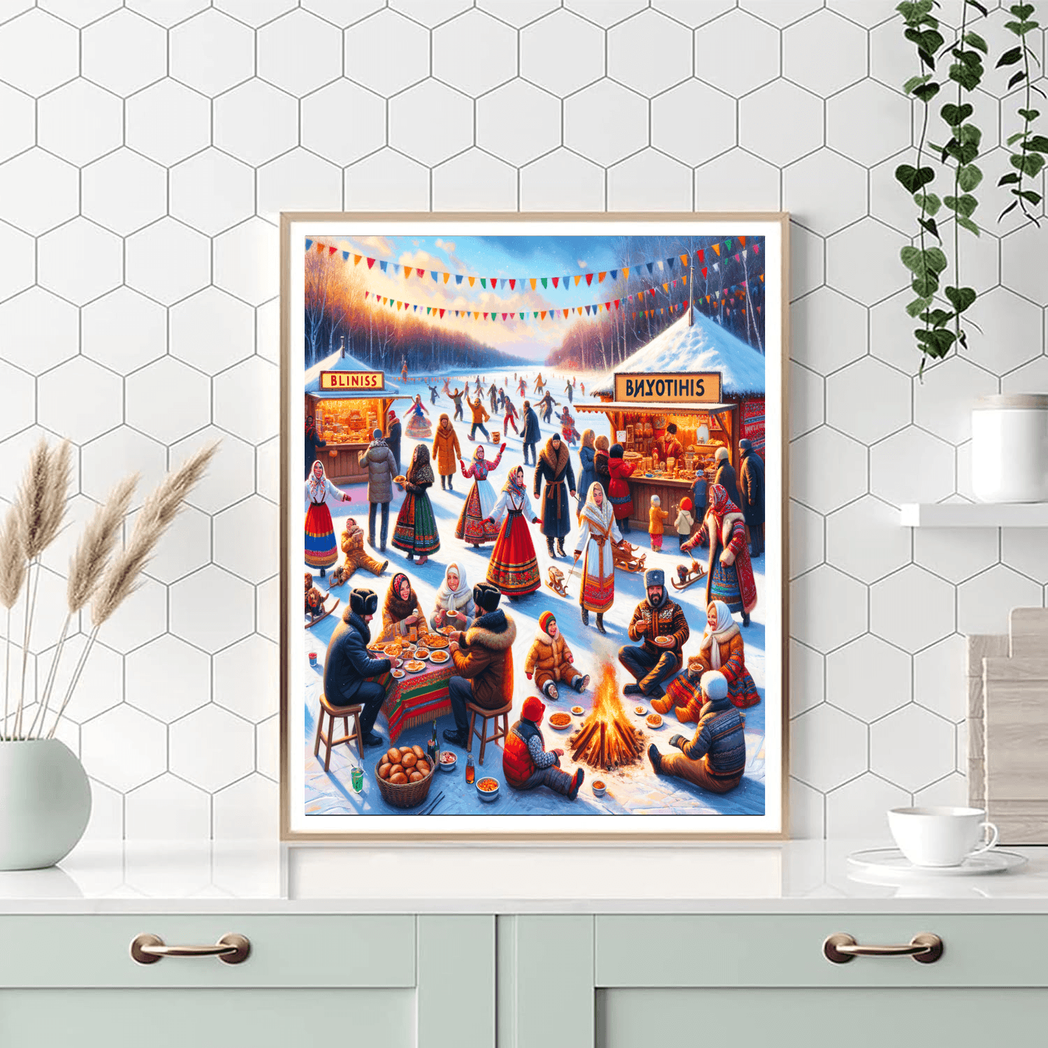 Maslenitsa Festival - Russia Paint By Numbers Kits