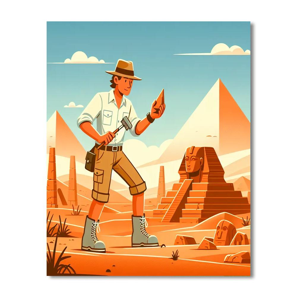 Historic Treasure Hunt Paint By Numbers Kits