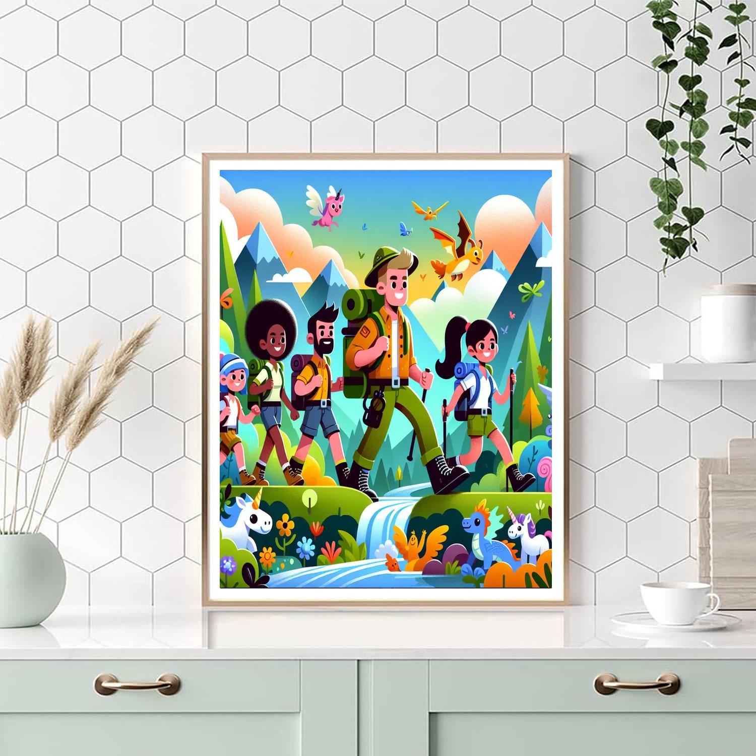 The Great Adventure Quest Painting Number Kit