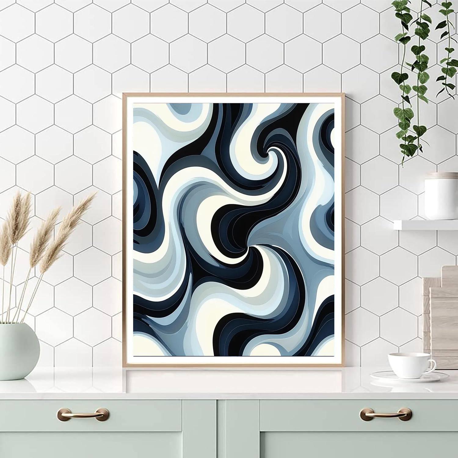 M.C. Escher Inspired Infinite Whirls  Paint By Numbers