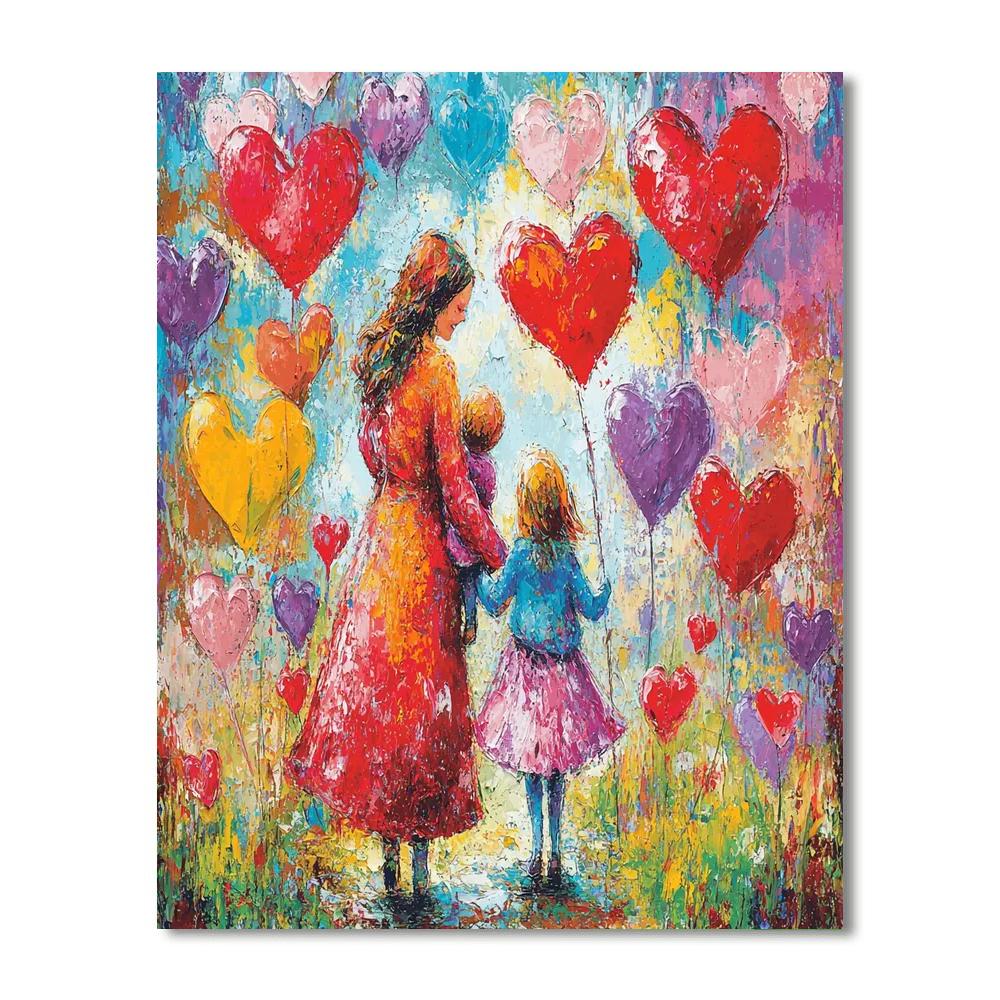 Hearts Full Of Love Paint By Numbers Kits
