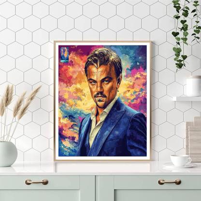Leonardo Dicaprio: Navigating The Depths Of Dreams Paint By Numbers Kits