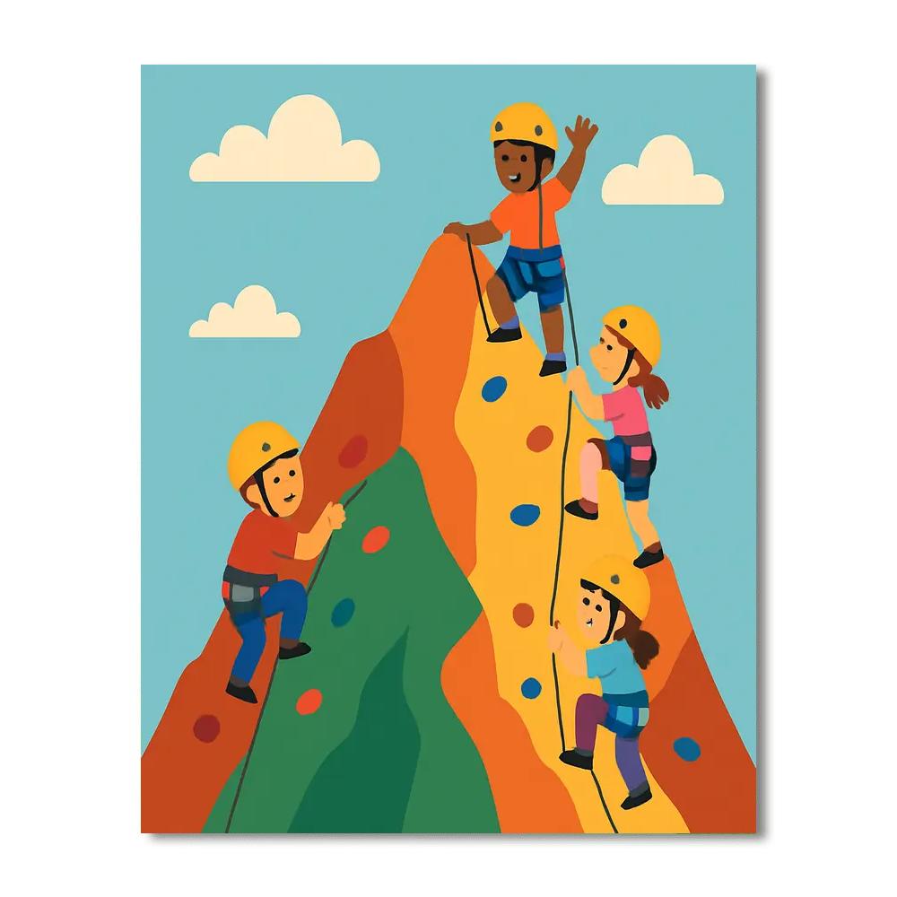 Mini Mountain Climbers Painting By Numbers Kit