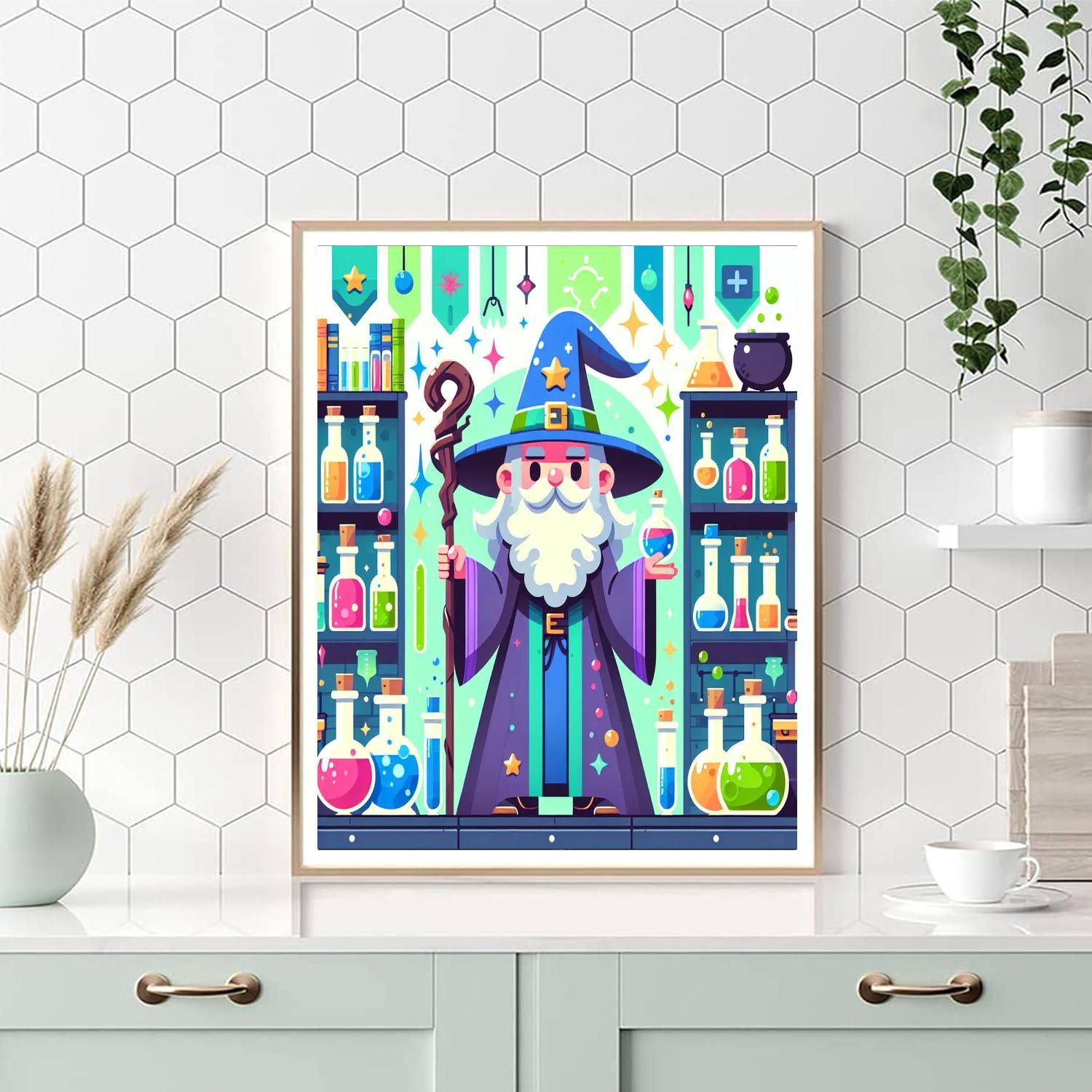 Magic Potion Alchemy Paint By Numbers Art