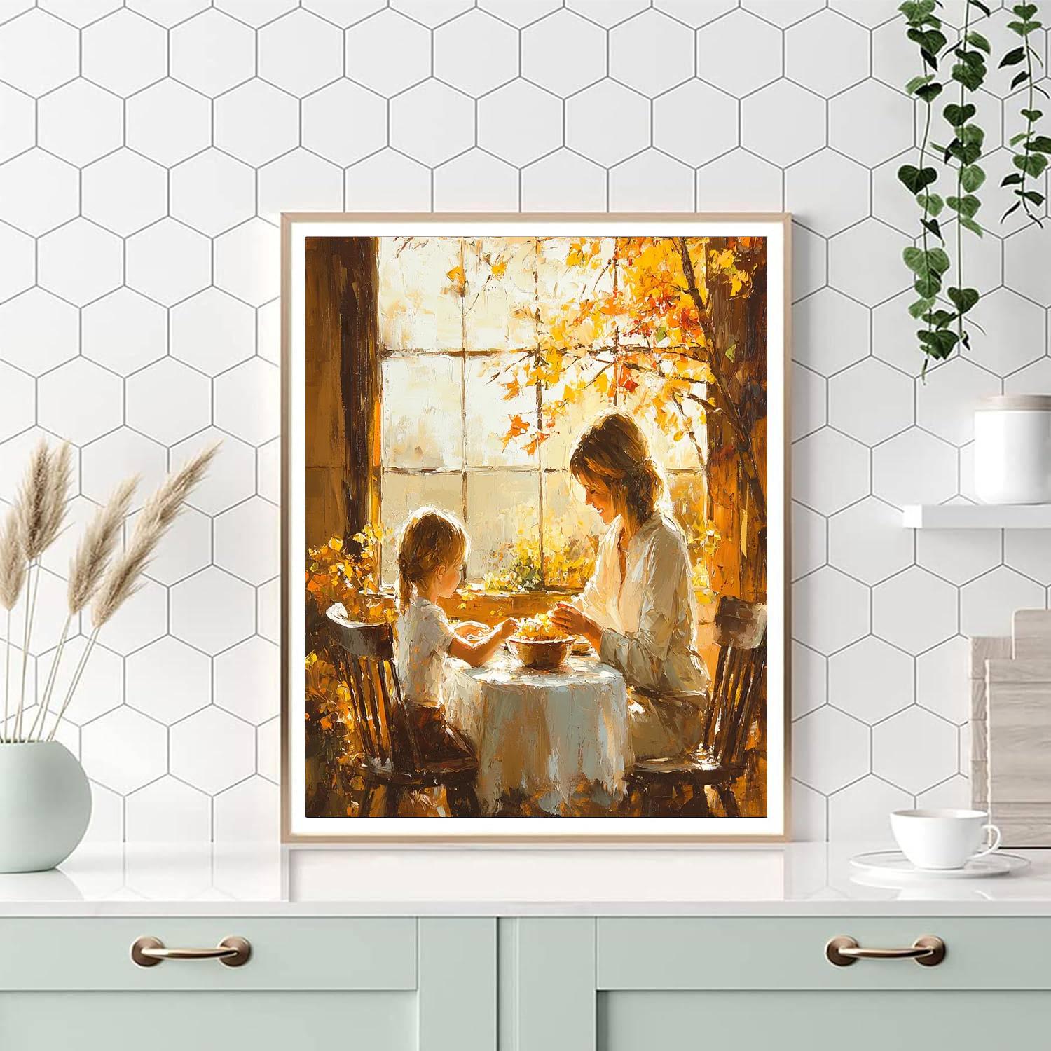 Mom’s Morning Ritual Paint By Color