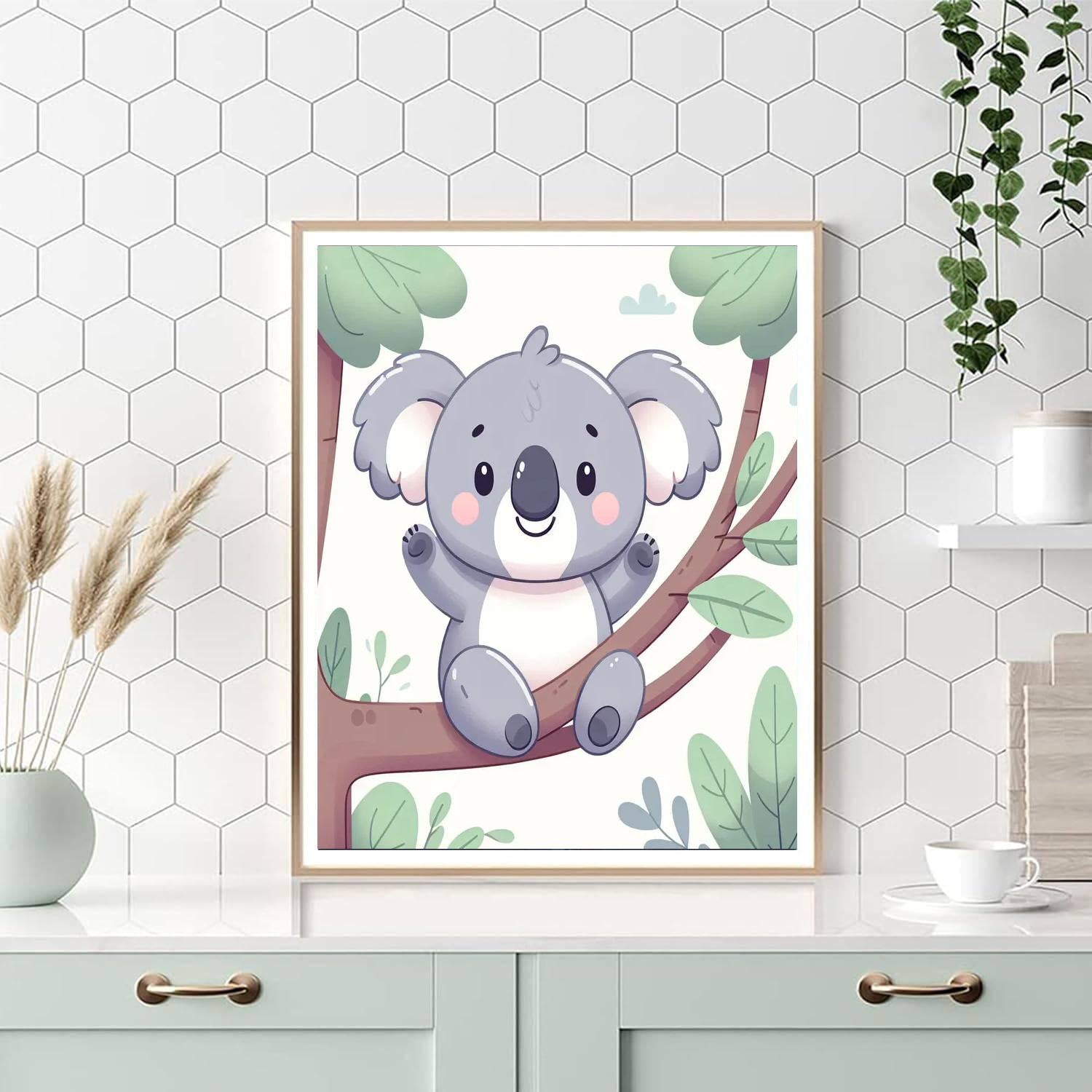 Cuddly Koala Hangout Painting By Numbers Kit