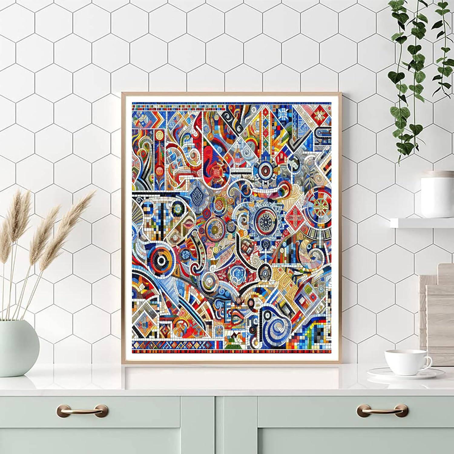 Cultural Heritage Mosaic Paint By Numbers