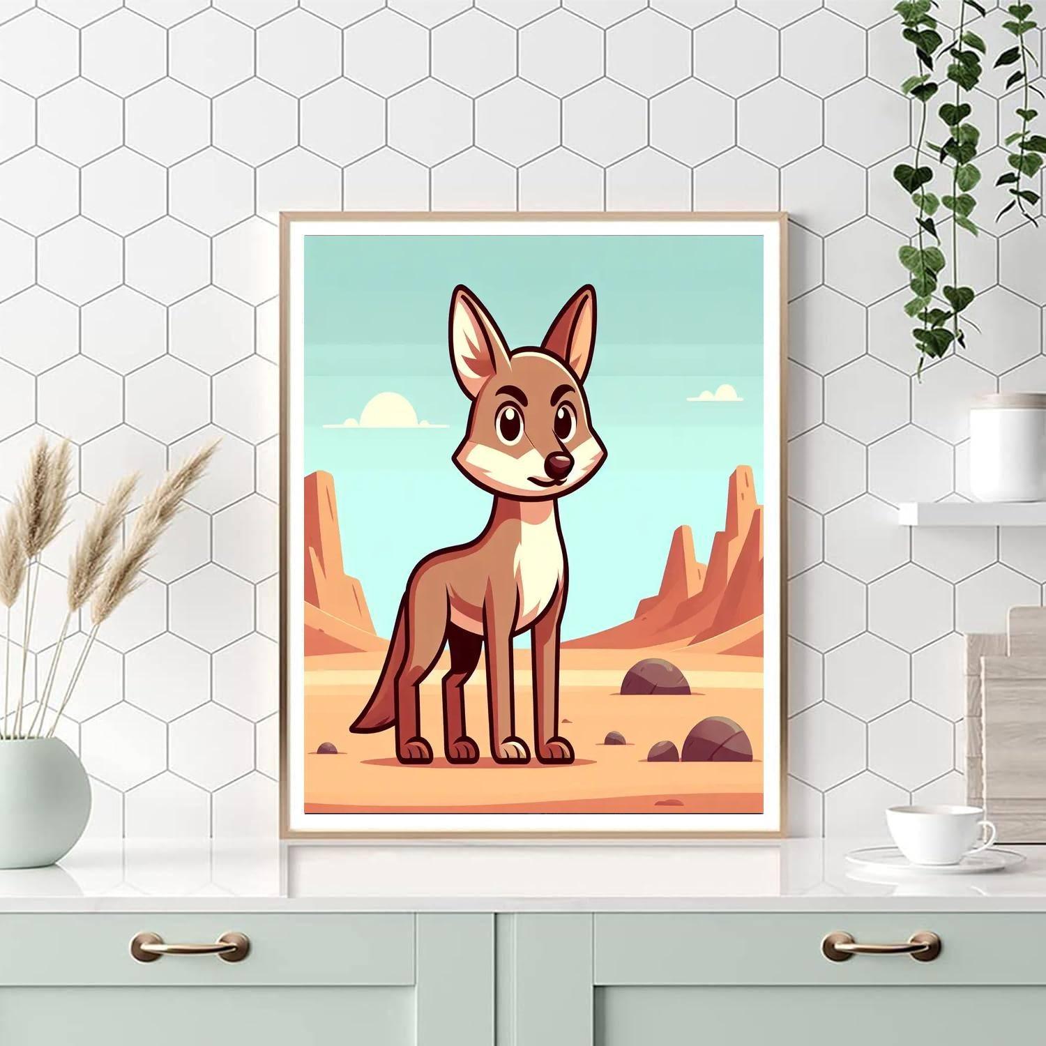 Clever Coyote Numbered Painting Kits