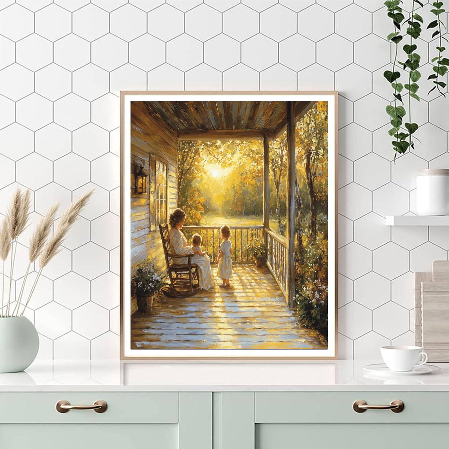 The Embrace Of Morning Light Paint By Numbers Kits
