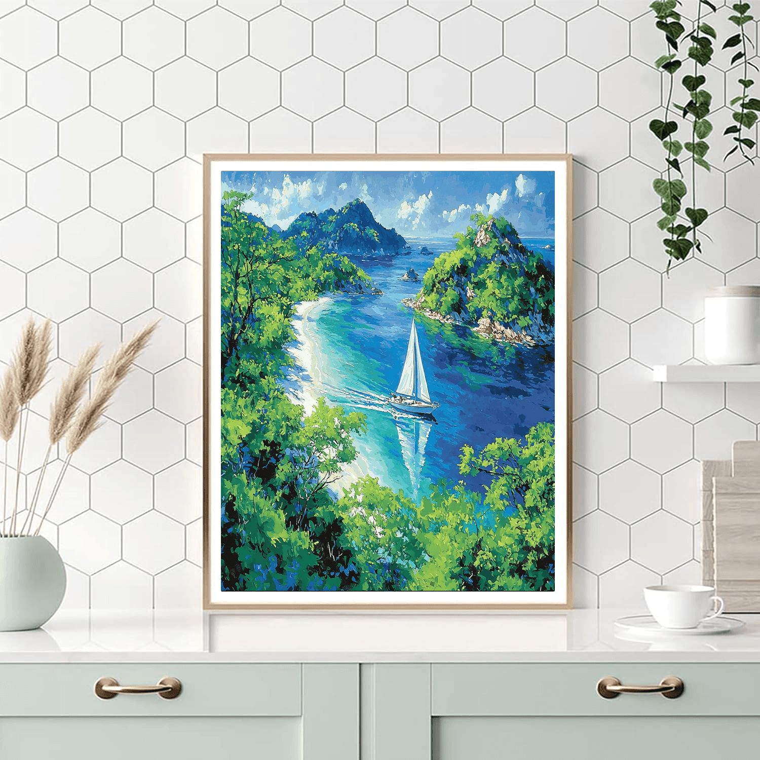 Whitsunday Islands Sailing Paint By Numbers Kits