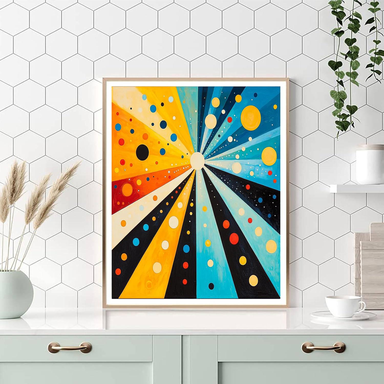 Joan Miró Inspired The Colorful Cosmos  Paint By Numbers Art