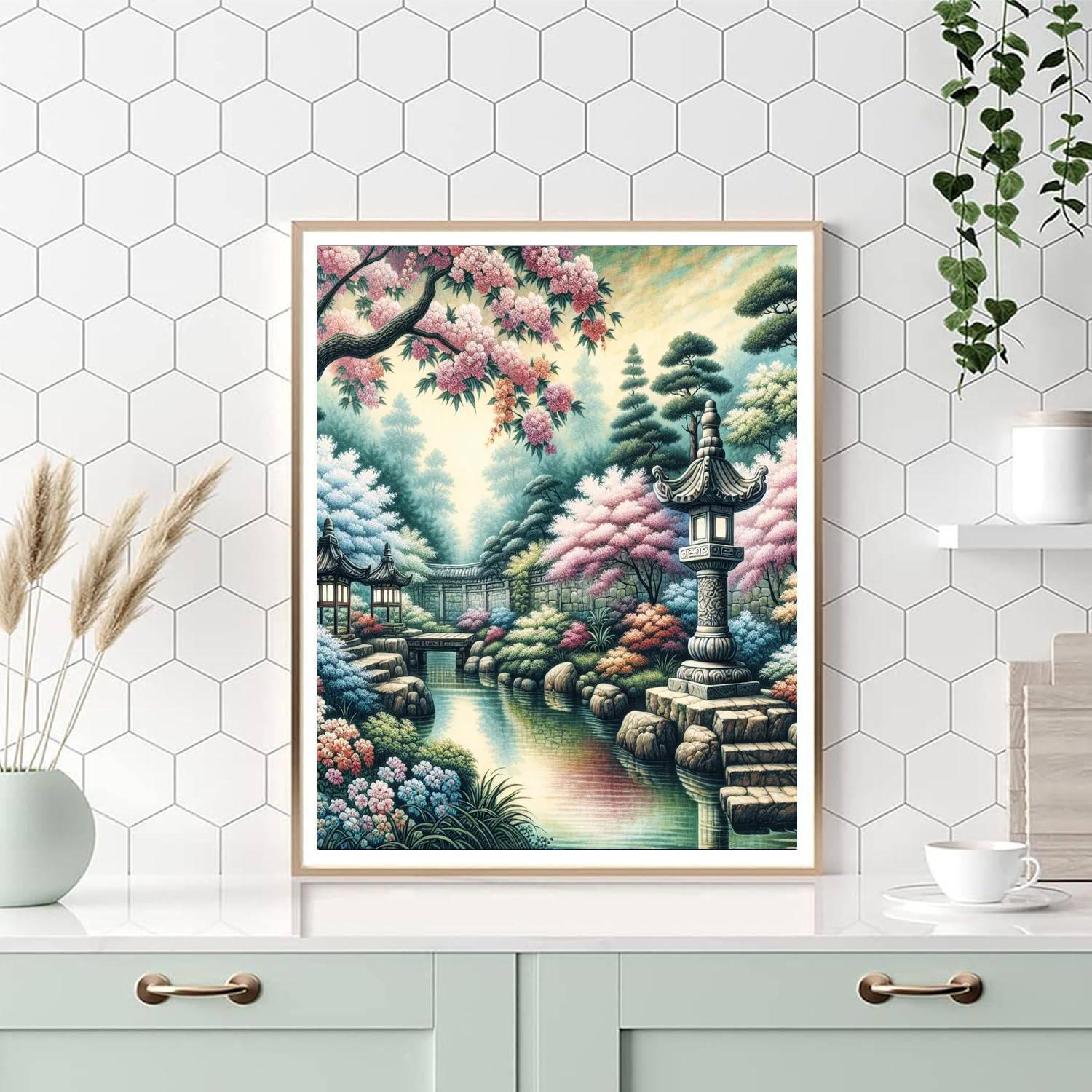 Mystical Eastern Garden Paint By Numbers Kits