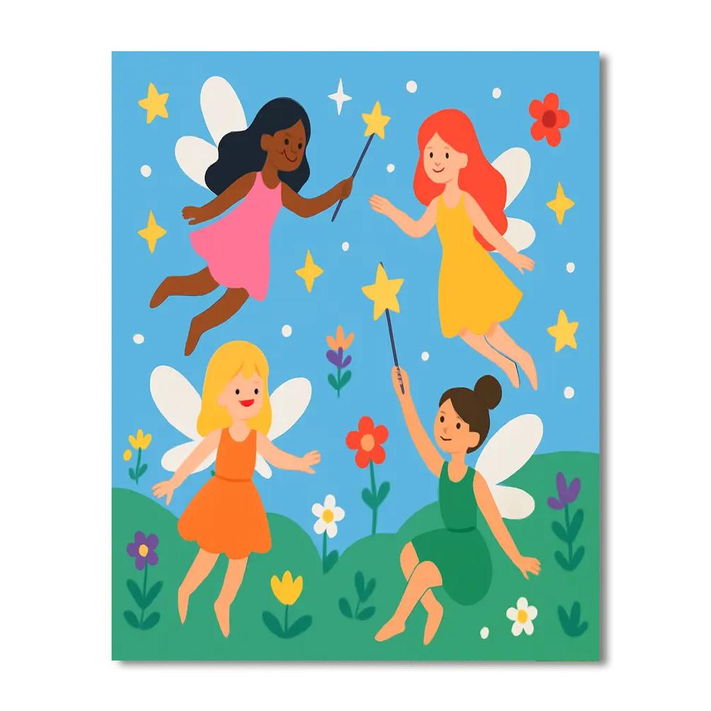 Mystic Fairyland Paint By Numbers Art