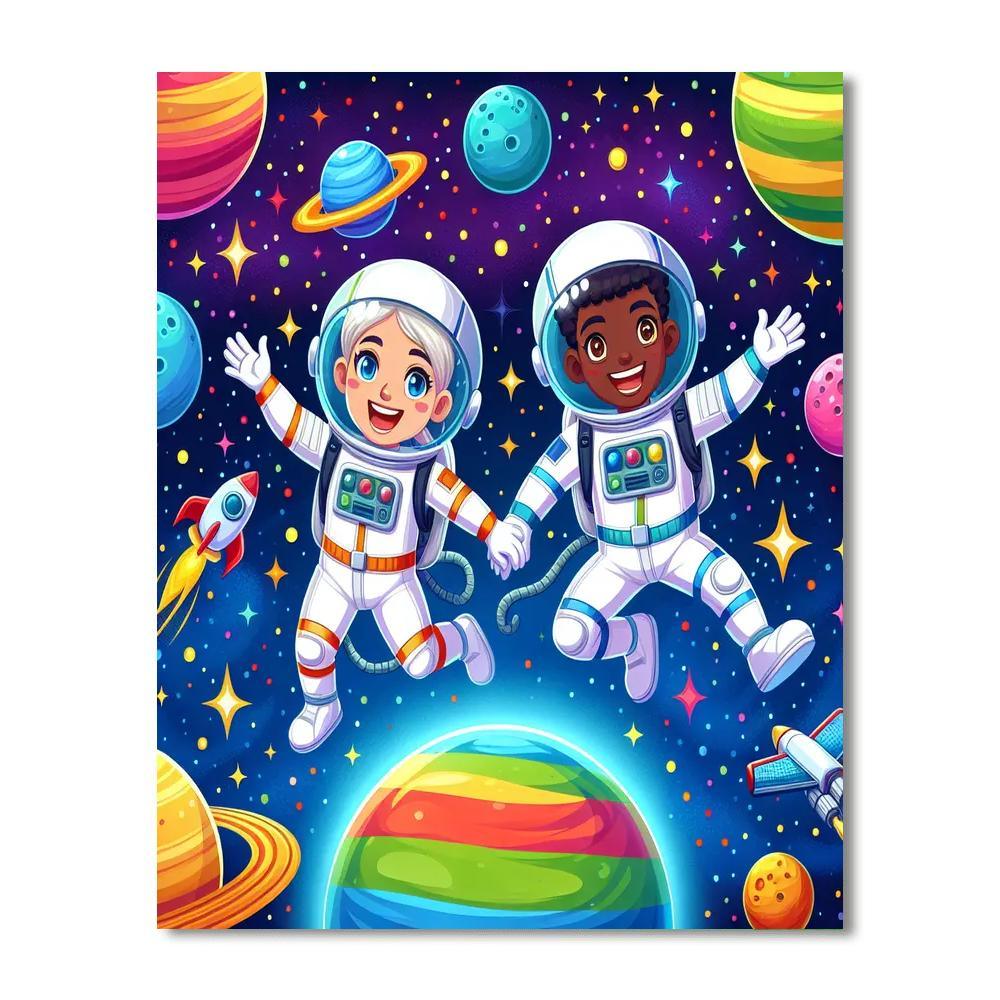 Epic Adventure In Space Paint By Numbers