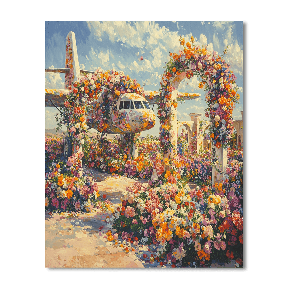 Dubai Miracle Garden - United Arab Emirates Numbered Painting Kits