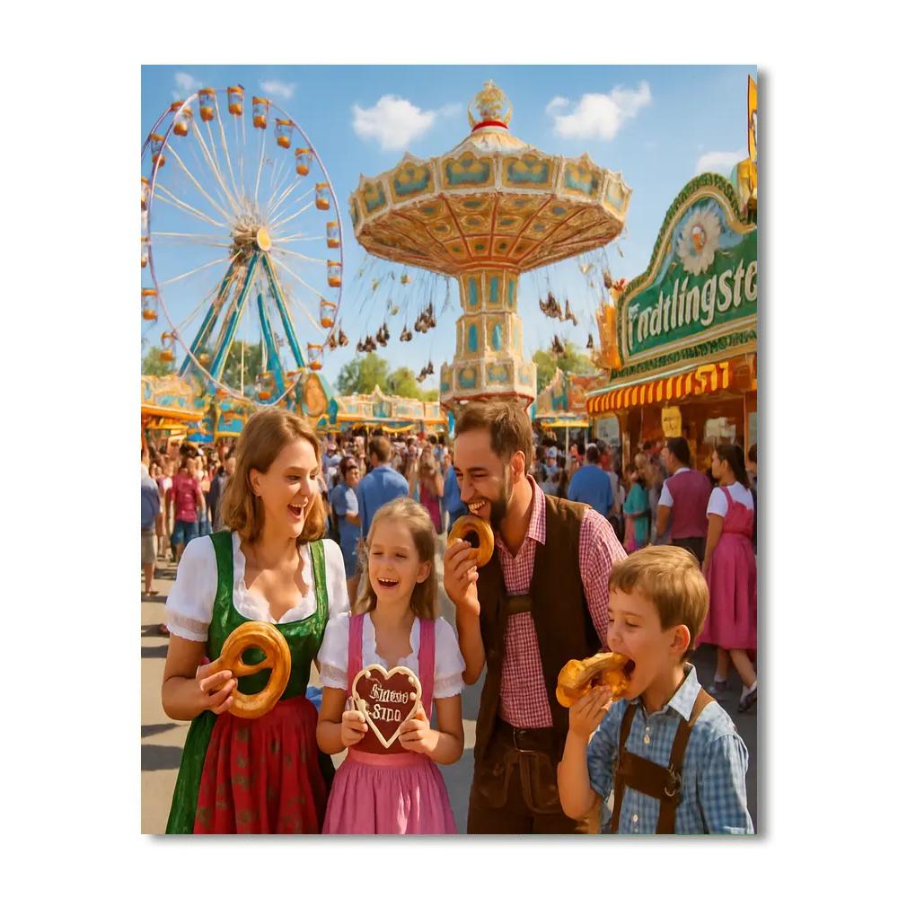 Frühlingfest Painting Number Kit