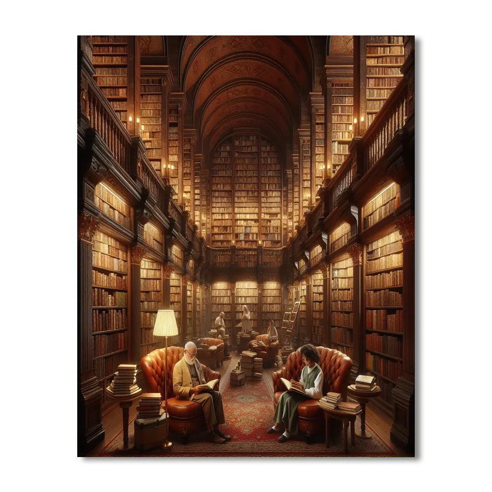 Library Of Timeless Tales DIY Paint By Numbers