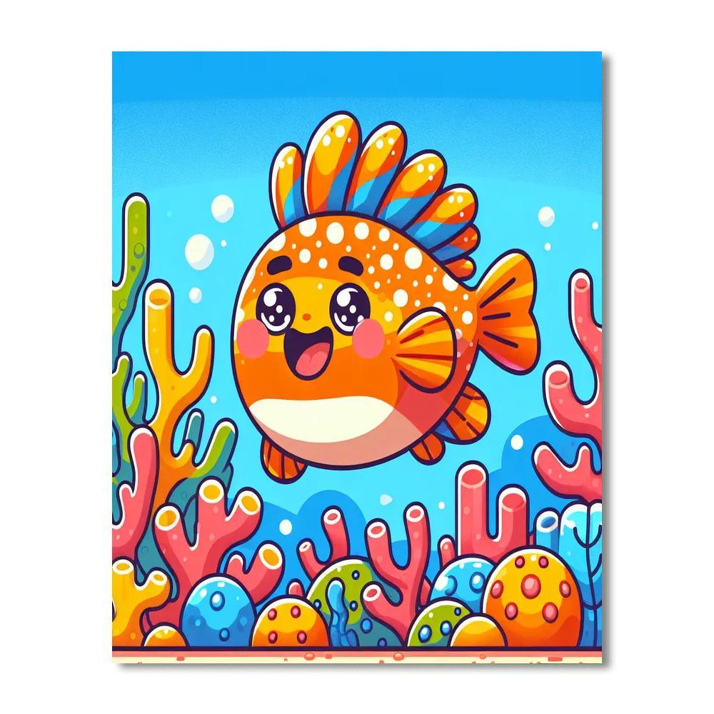 Charming Little Fish Paint By Number