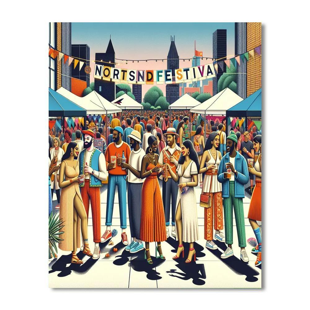 Northside Festival Paint By Number