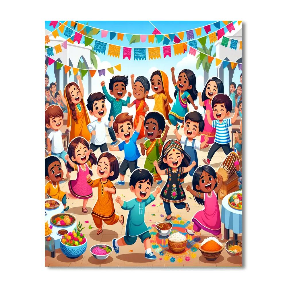 Festival Of Joy Paint By Numbers