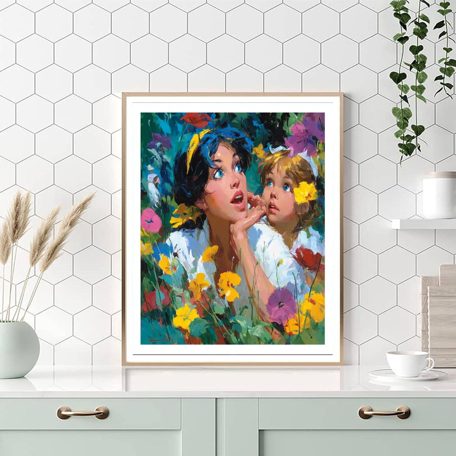 A Magical Garden Escape Numbered Painting Kits