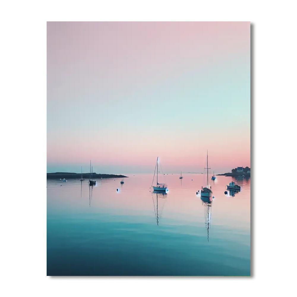 Pastel Harbor Views Paint By Numbers Kits