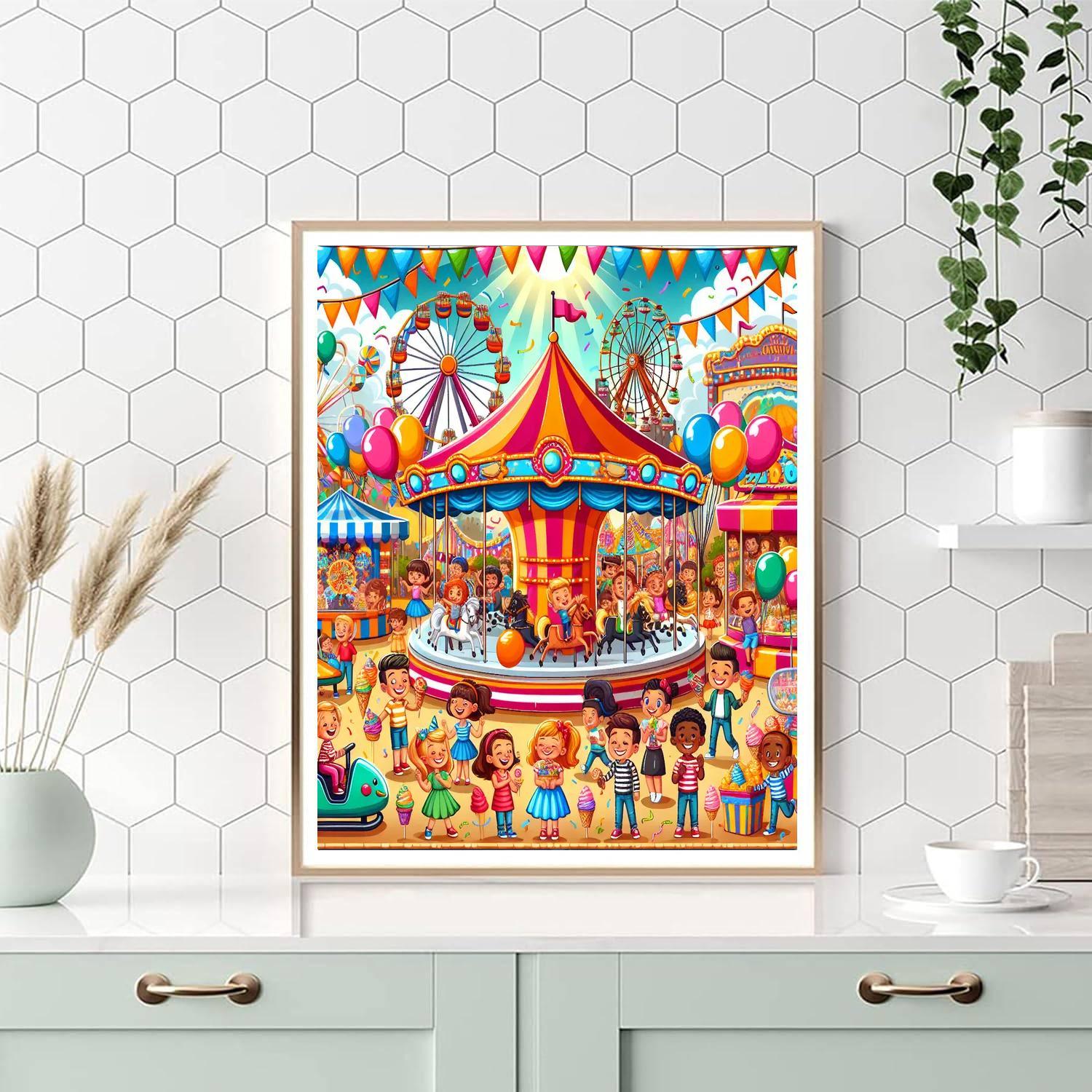 Creative Carnival Fun Paint By Numbers Kits