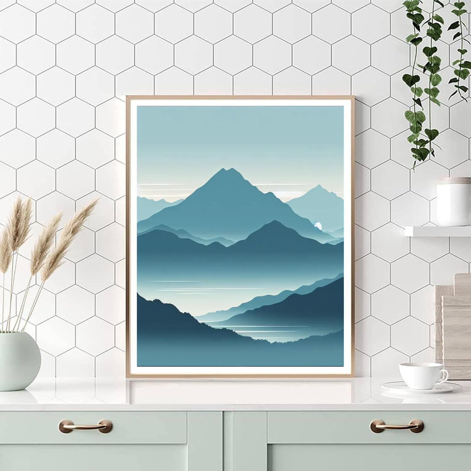 Mountain Mist Morning Paint By Color