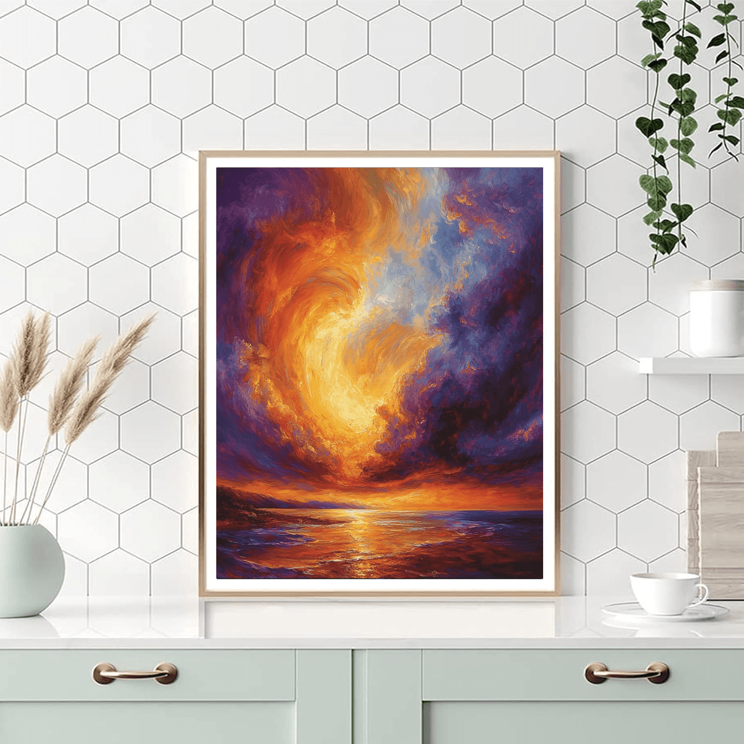 J.M.W. Turner Inspired Weathered Beauty  Paint By Numbers Art