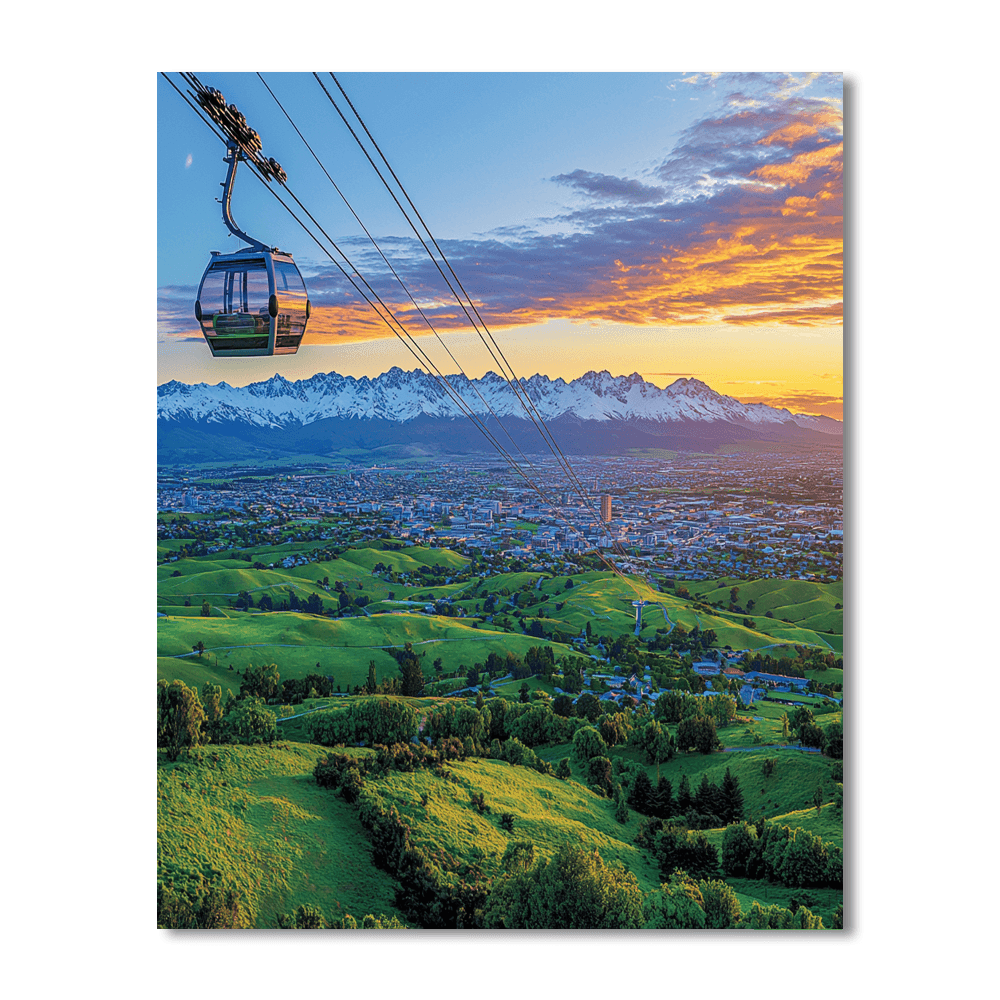 Christchurch Gondola - Christchurch Numbered Painting Kits