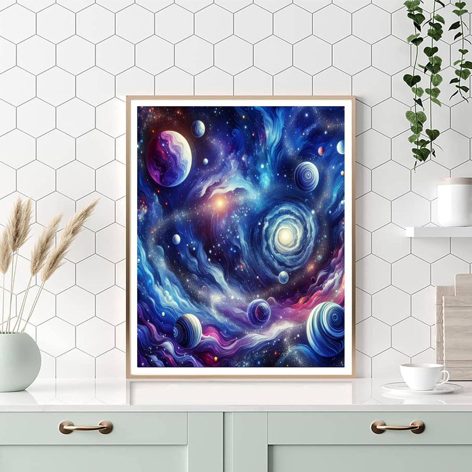 Cosmic Exploration Paint By Numbers Art