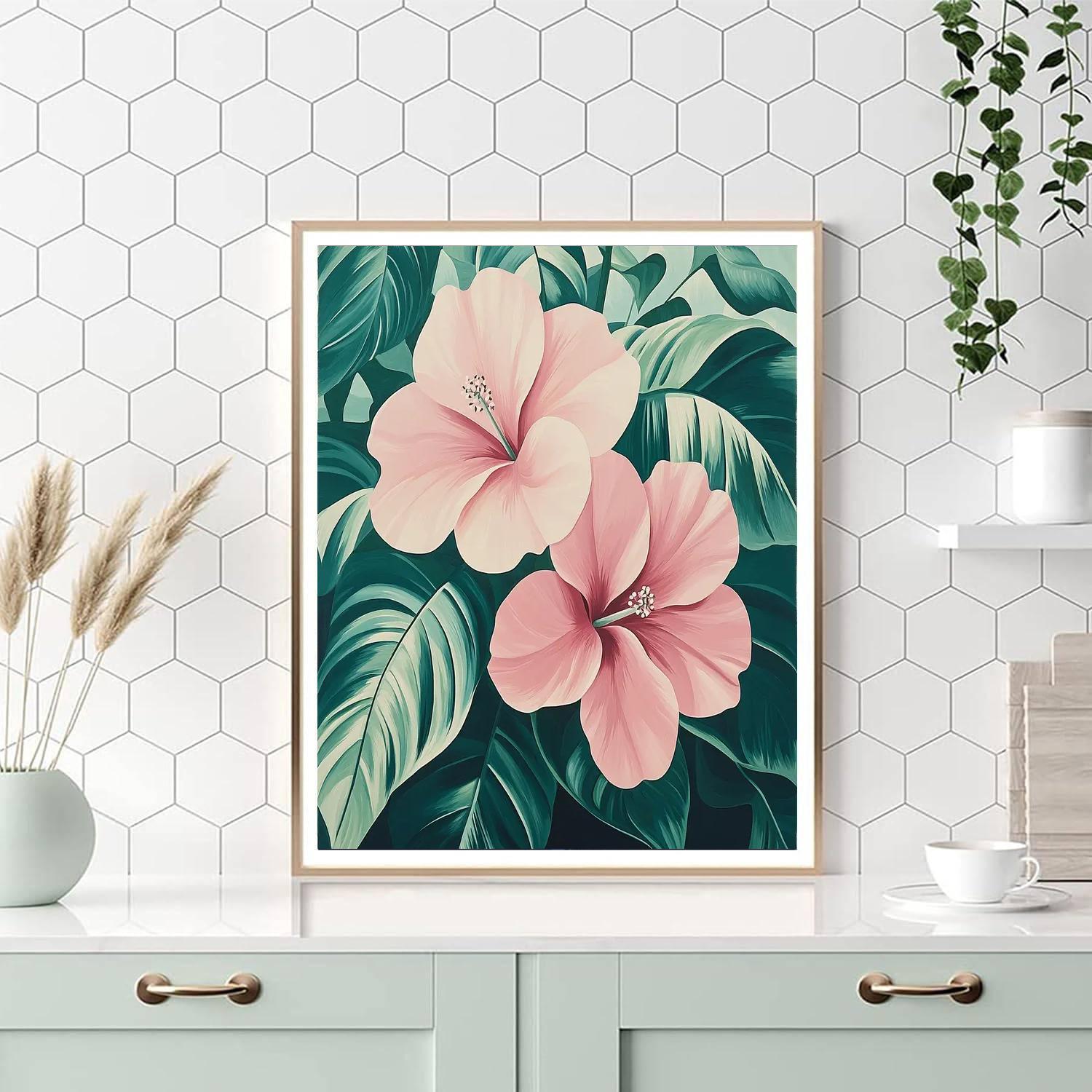 Georgia O'Keeffe Inspired Elysian Gardens  Paint By Numbers