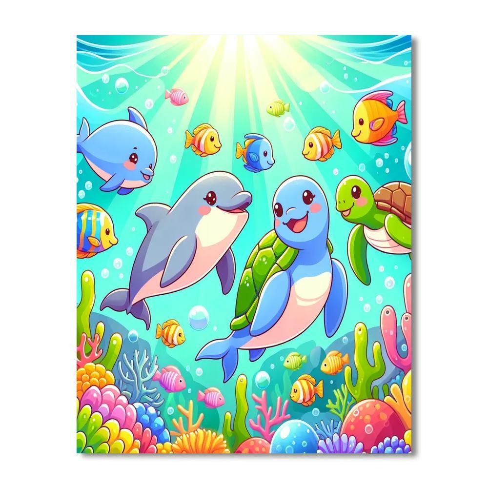 Charming Ocean Odyssey Paint By Numbers Kits