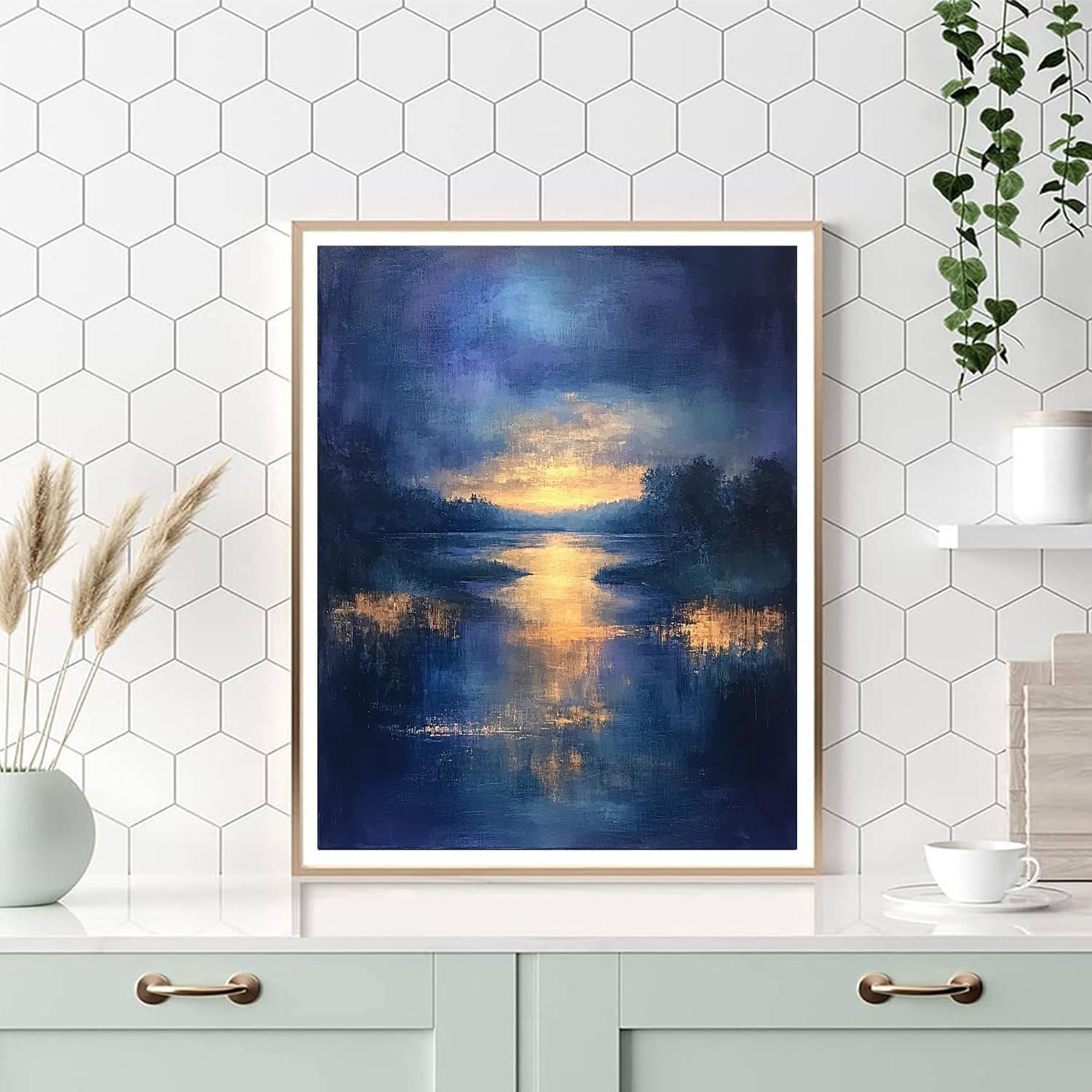 Edgar Degas Inspired Harmony Of Nightfall  Paint By Numbers