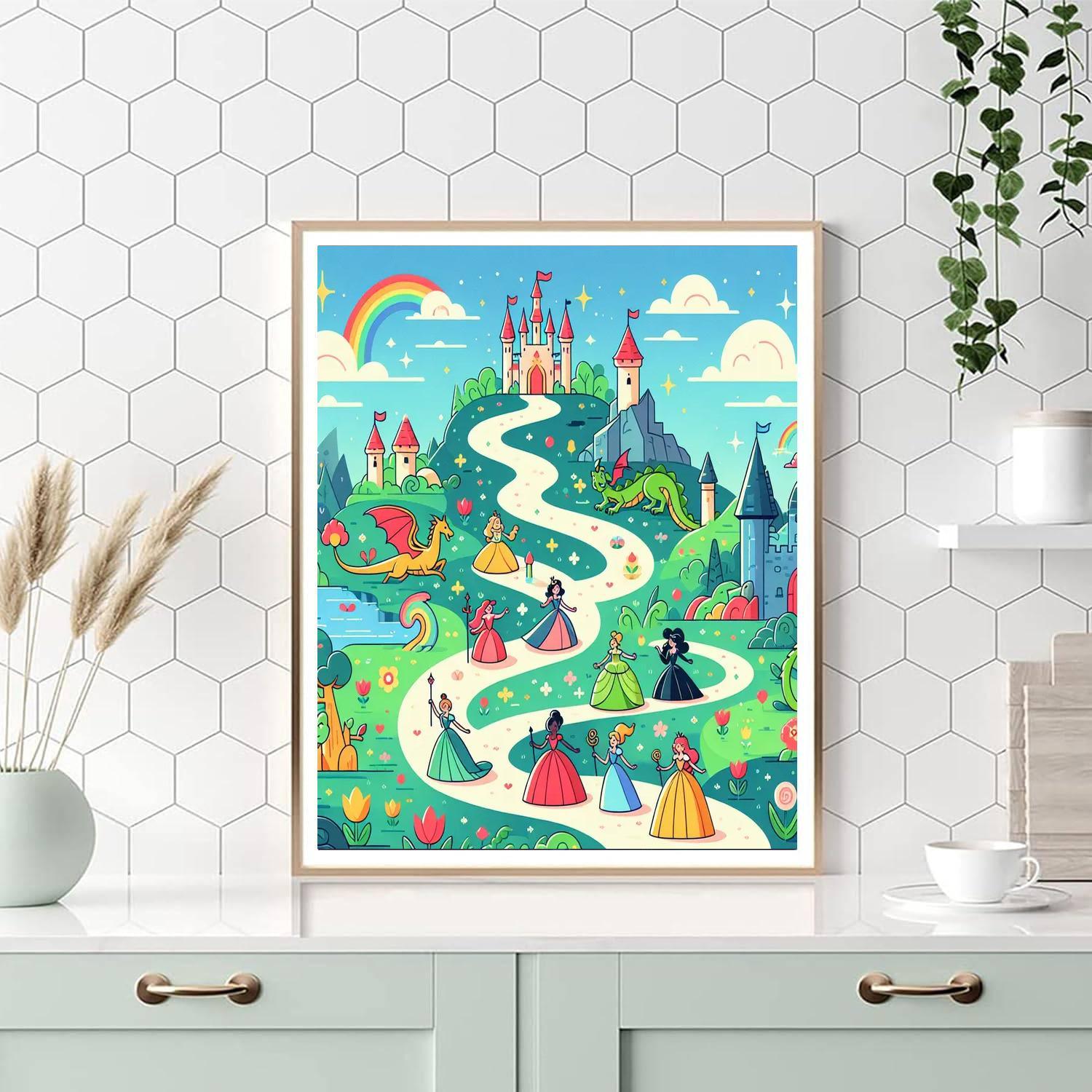 Fairytale Adventure Path Number Painting
