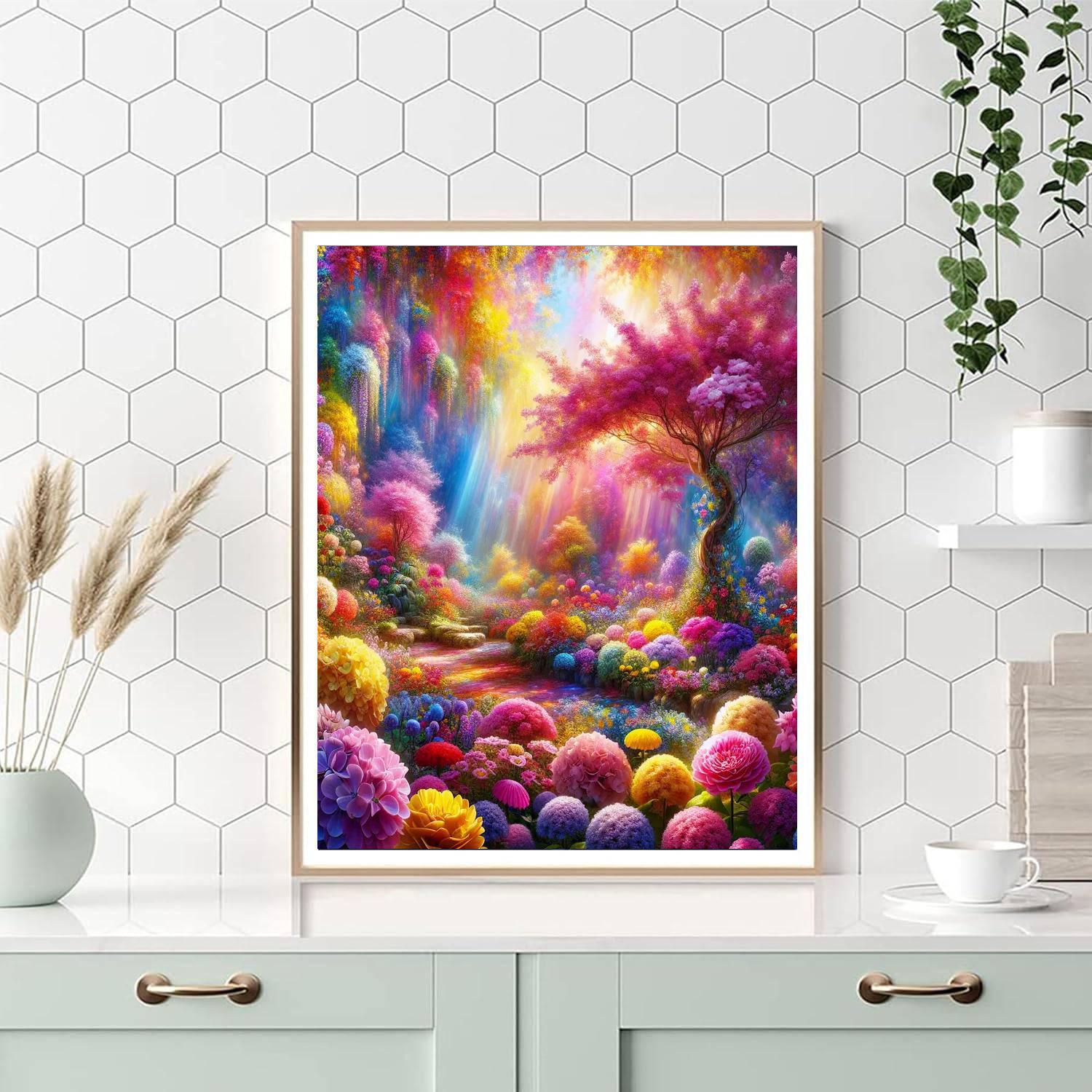 Radiant Bloom Numbered Painting Kits