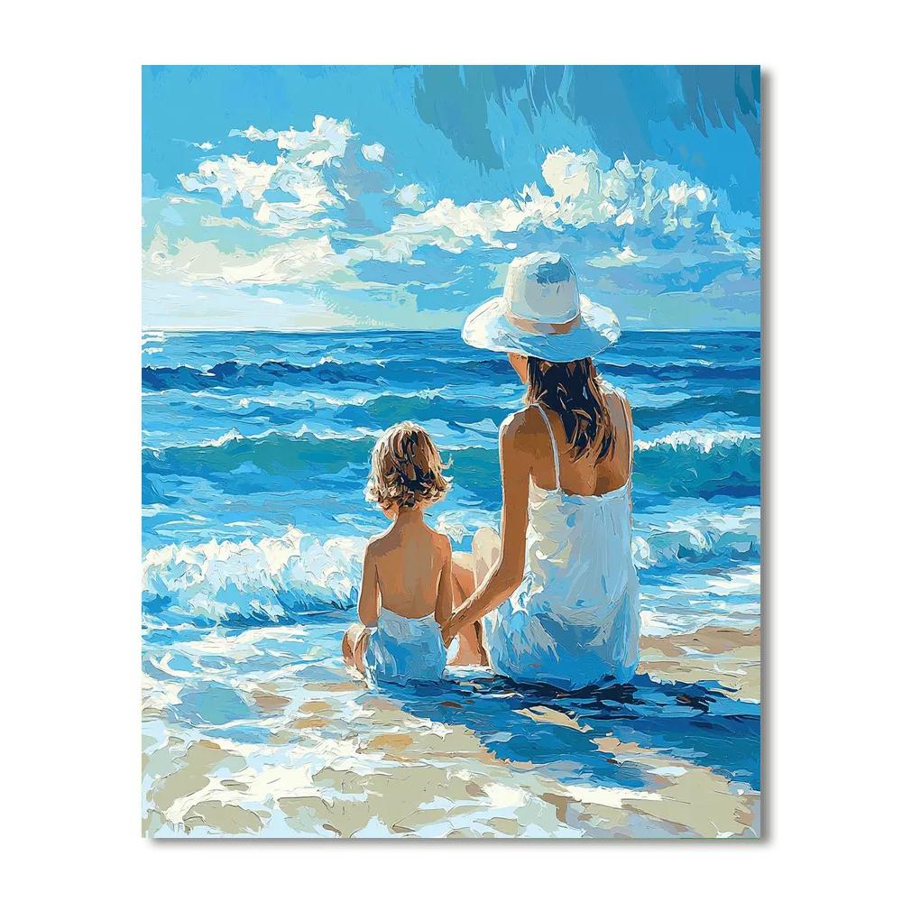 Seaside Mother’s Love Paint By Color