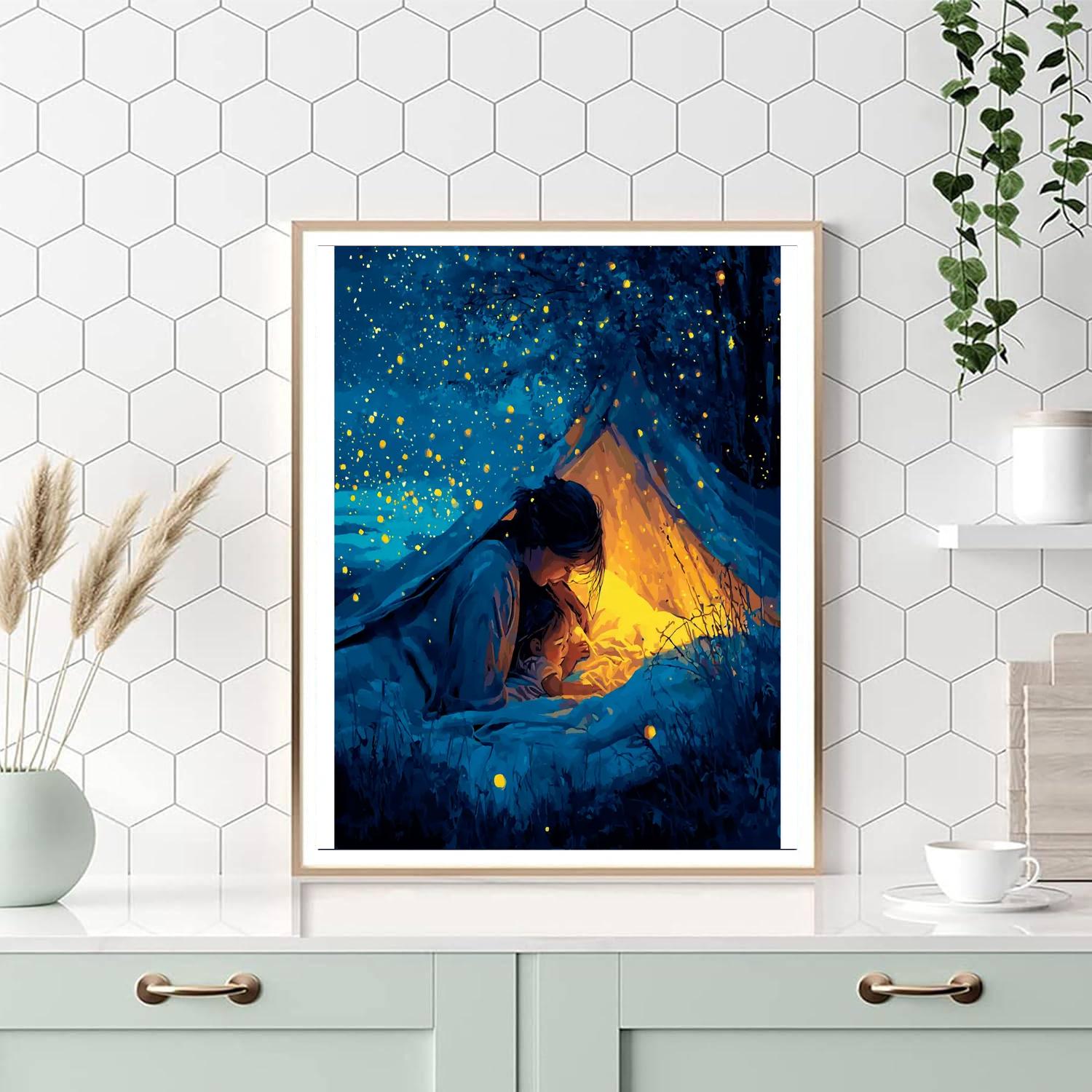 Cuddle Time Under The Stars Paint By Color