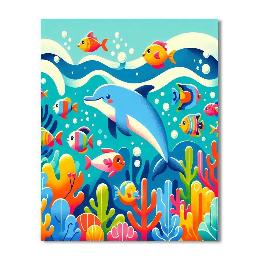 Adventures With Ocean Creatures Paint By Number