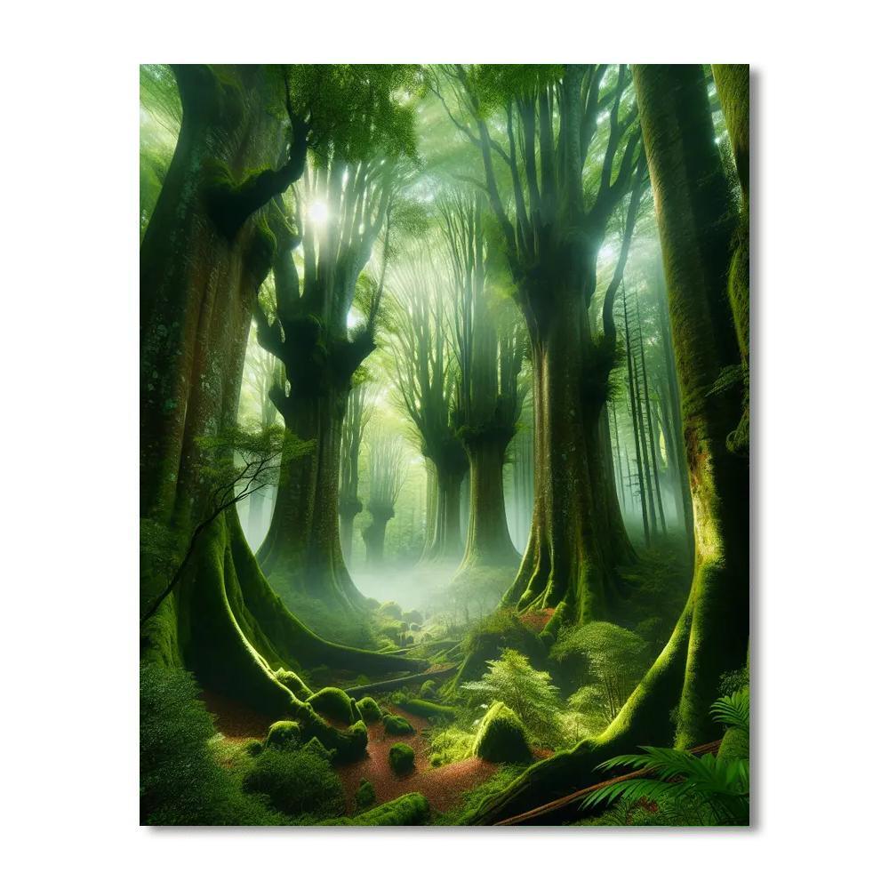 Mystical Woodland Whispers Painting By Numbers Kit